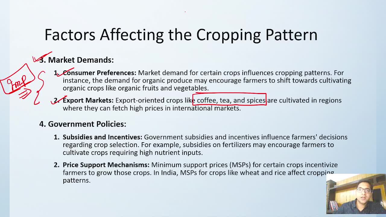 Lesson 1 - Major Crops and Cropping Patterns in Various Parts of India