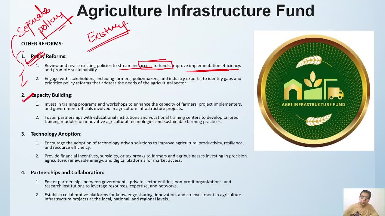 Lesson 7 - Schemes for Agriculture (भाग III)