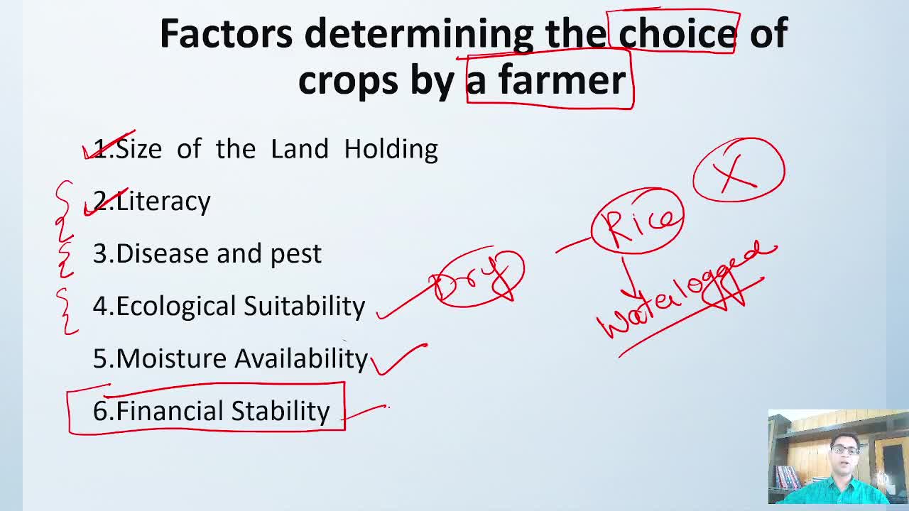 Lesson 2 - Cropping System in India and Various Categories of Crops